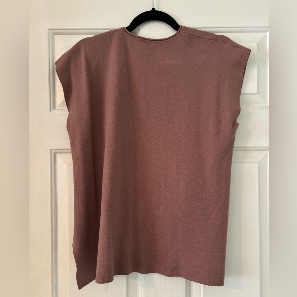 Textured Knit Two-Piece Set in Dusty Rose - Picture 5 of 12